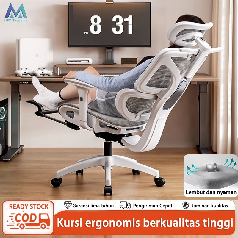 

Kursi Kantor/Kursi Komputer/ Kursi Ergonomis/ Kursi Gaming/dengan Sandaran Tangan yang Dapat Disesuaikan Kursi Dengan Kemiringan kursi belajar