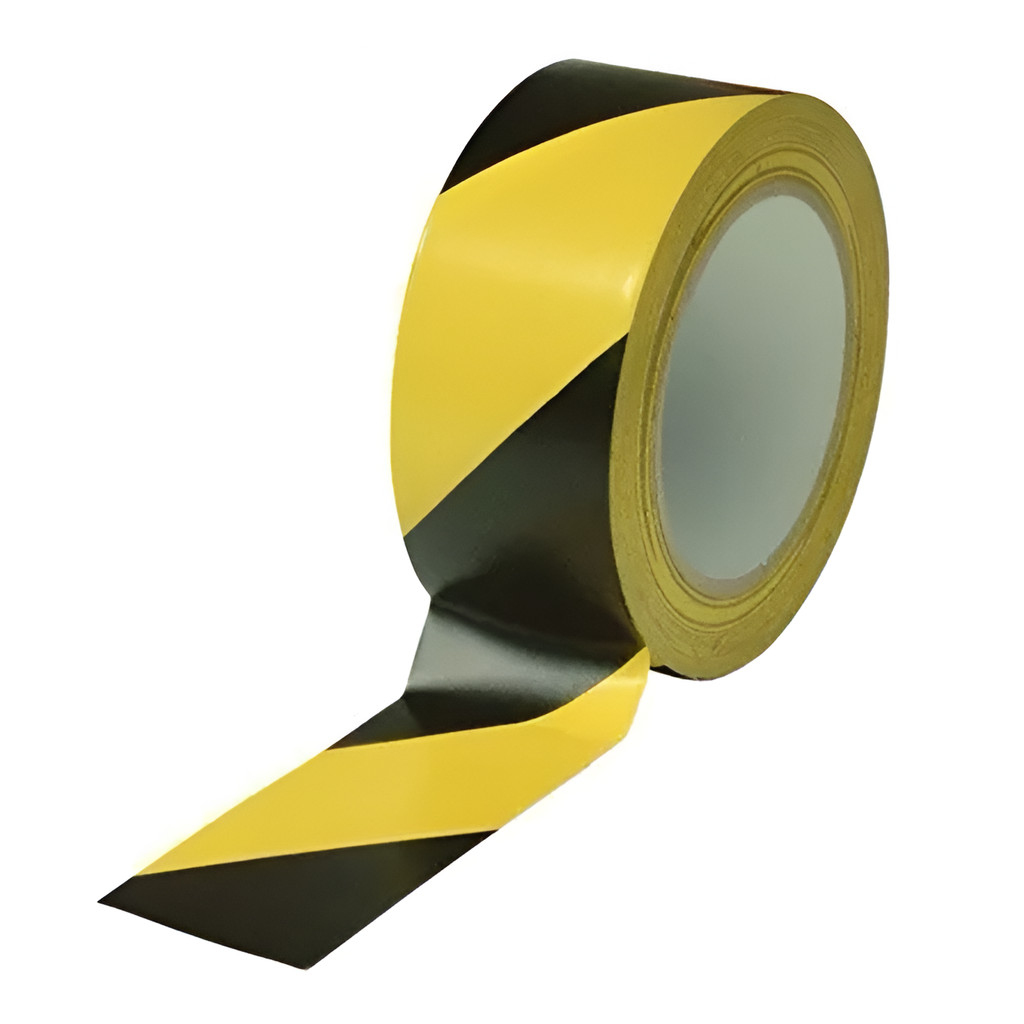 Semar Lakban Police Line Tape Penanda Batas Area Proyek Garis Polisi Hitam Kuning 45mm x 100 Yard