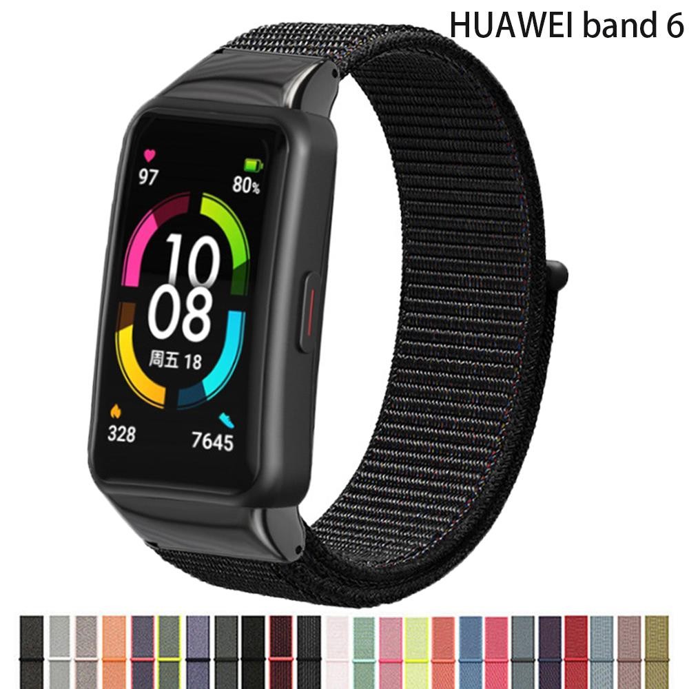 Nylon bracelet For Huawei Band 6 Strap 6 Pro correa Smartwatch accessories Replacement belt Breathab