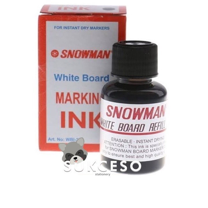 

Snowman Refill Ink Tinta Spidol White Board (BG-12)