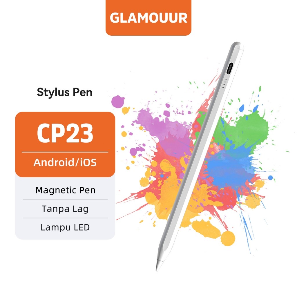 

Glamouur Stylus Pen Universal for iPad Andorid Tablet Samsung Huawei IOS /Xiaomi Smart Pencil Stylus Kapasitif Magnetic Pen