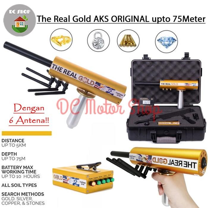 The Real Gold AKS Pro LR-TR Long Range Gold Cooper Silver Detector - The Real Gold AKS
