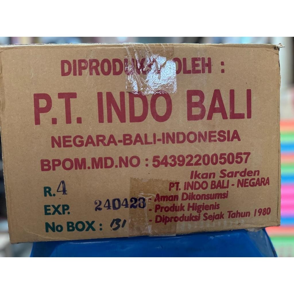 

Sarden Benteng kecil @ 50 x 155 gr / 1 dus