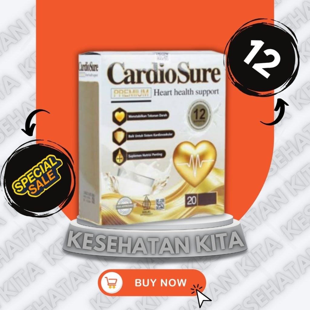 

CardioSure Premium Original Susu Untuk Hipertensi Darah Tinggi Dan Jantung