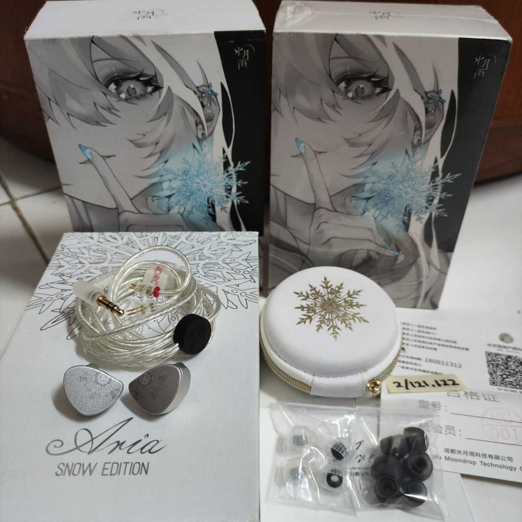 Moondrop Aria Snow Edition Aria SE 2022 In Ear Diamond Like Carbon