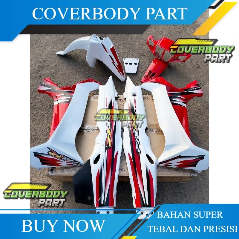 PAKET COVER BODY SET YAMAHA FIZ R F1ZR MERAH PUTIH MILENIUM FULL SET