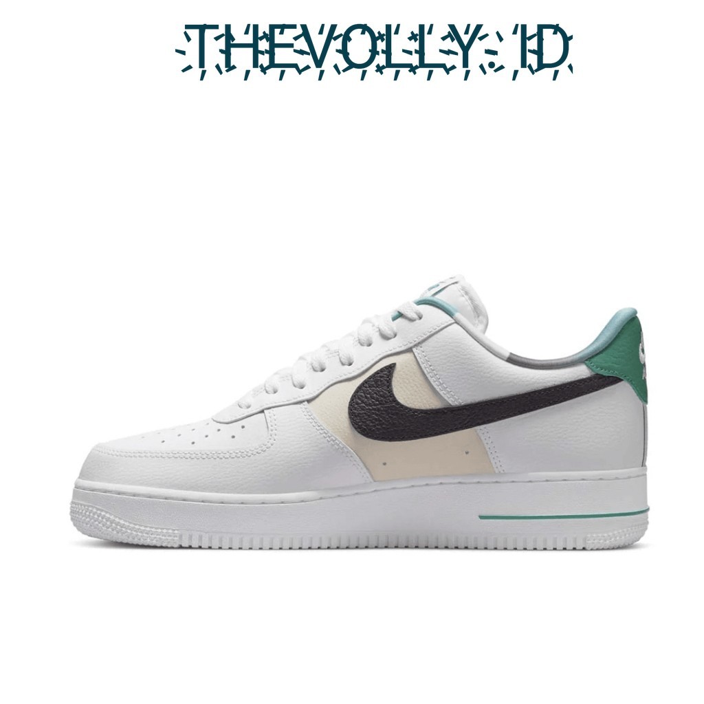 Sepatu Nike Air Force 1 Low 07 Lv8 Embedded White Green BNIB Original / Sneakers Pria