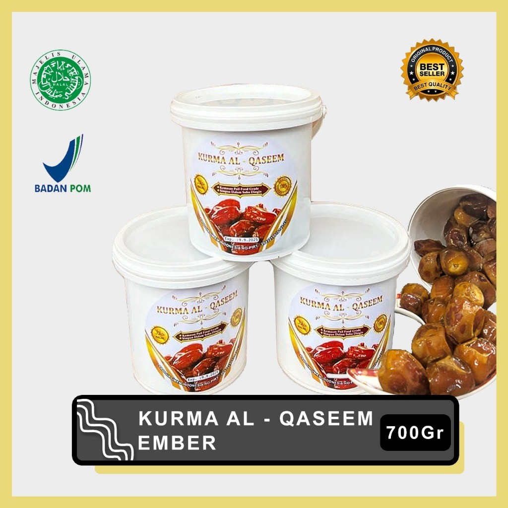 

KURMA AL QASSEEM ember 500 GRAM / kurma al qasem FREE BUBLE WRAP BISA COD KURMA SUKARI PREMIUM GRADE SUPER