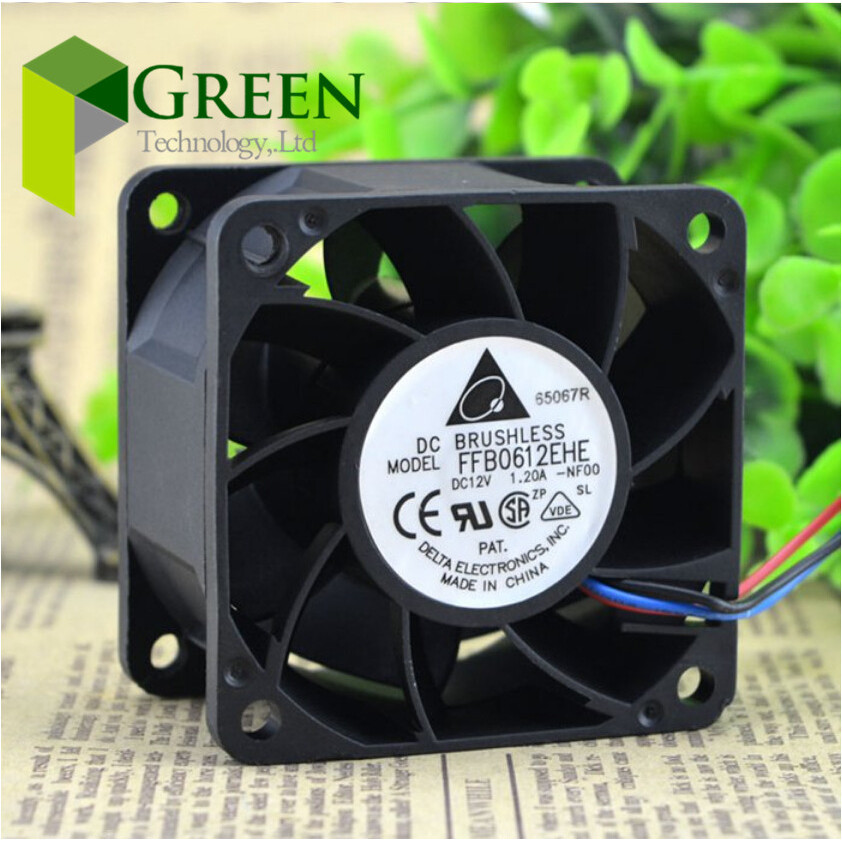 The  al Delta FFB0612EHE 6CM 60mm Server Fan 60*60*38mm 6038 Violent Fan12V 1.2A  3pin 4pin