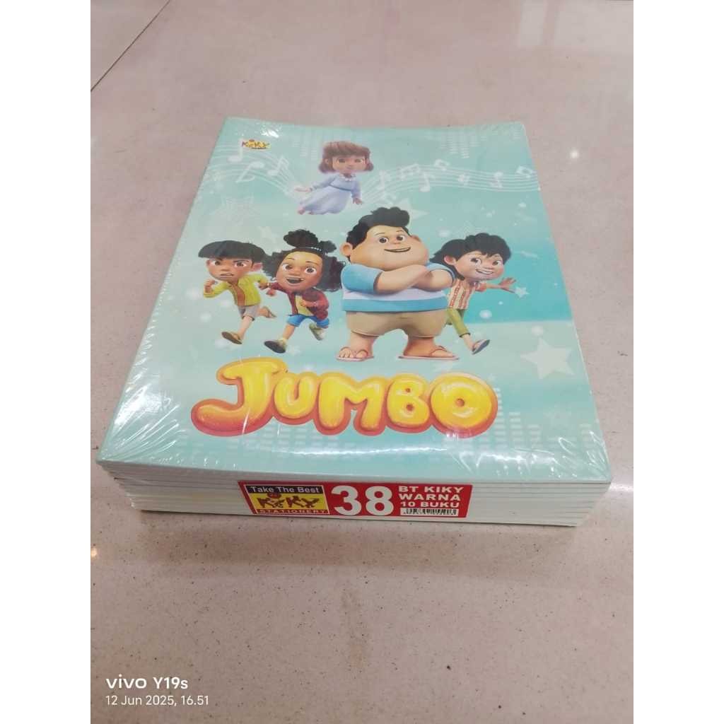 

BUKU TULIS KIKY 38 LEMBAR COLLAB WITH JUMBO