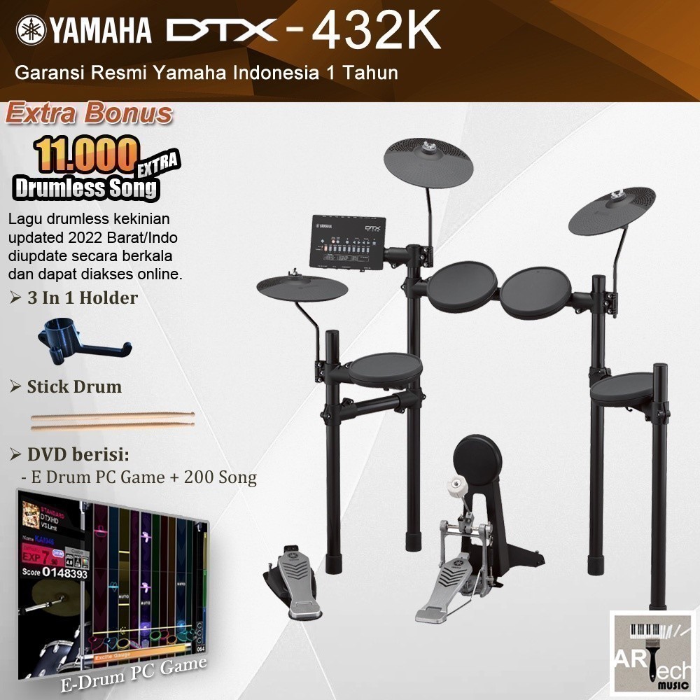 Drum Elektrik Yamaha DTX432 / DTX432K / DTX 432 / 432K Electric Drum