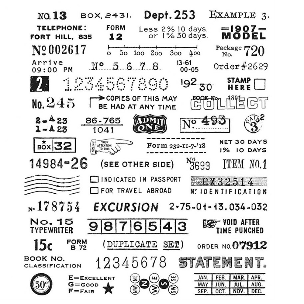 

Year Date Month Number Excursion Clear Silicone Stamp DIY Crafts Card Album Making Scrapbooking Stencil New 2025