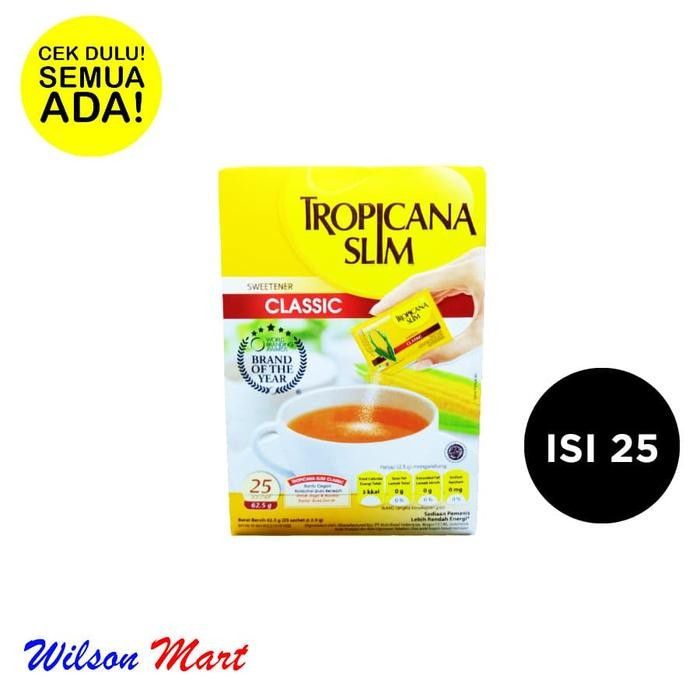 

Promo TROPICANA SLIM SWEETENER CLASSIC ISI 25 SACHETS