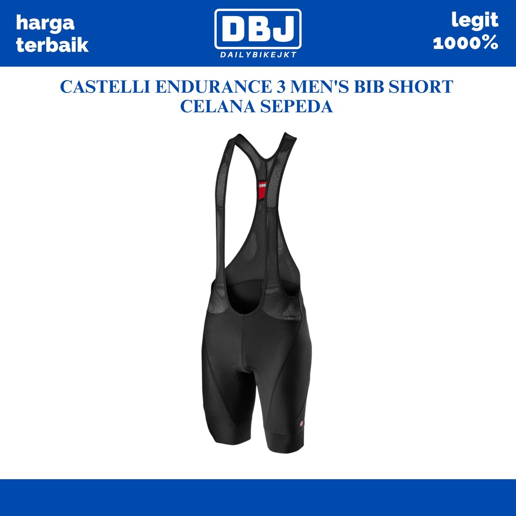 CASTELLI ENDURANCE 3 MEN'S BIB SHORT CELANA SEPEDA