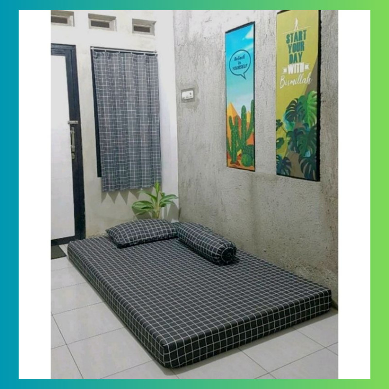 PROMO MERDEKA [promo toko baru] SPREI & SARUNG BANTAL GULING (90X200) NO4 SINGLE UKURAN KASUR 1 ORAN