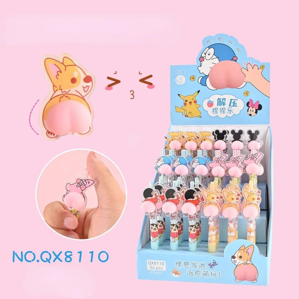 

Kawaii Animal Dog Bear Pig Mechanical Pencil Cute 0.5MM Student Automatic Pen for Kids Gift School Office Supplies