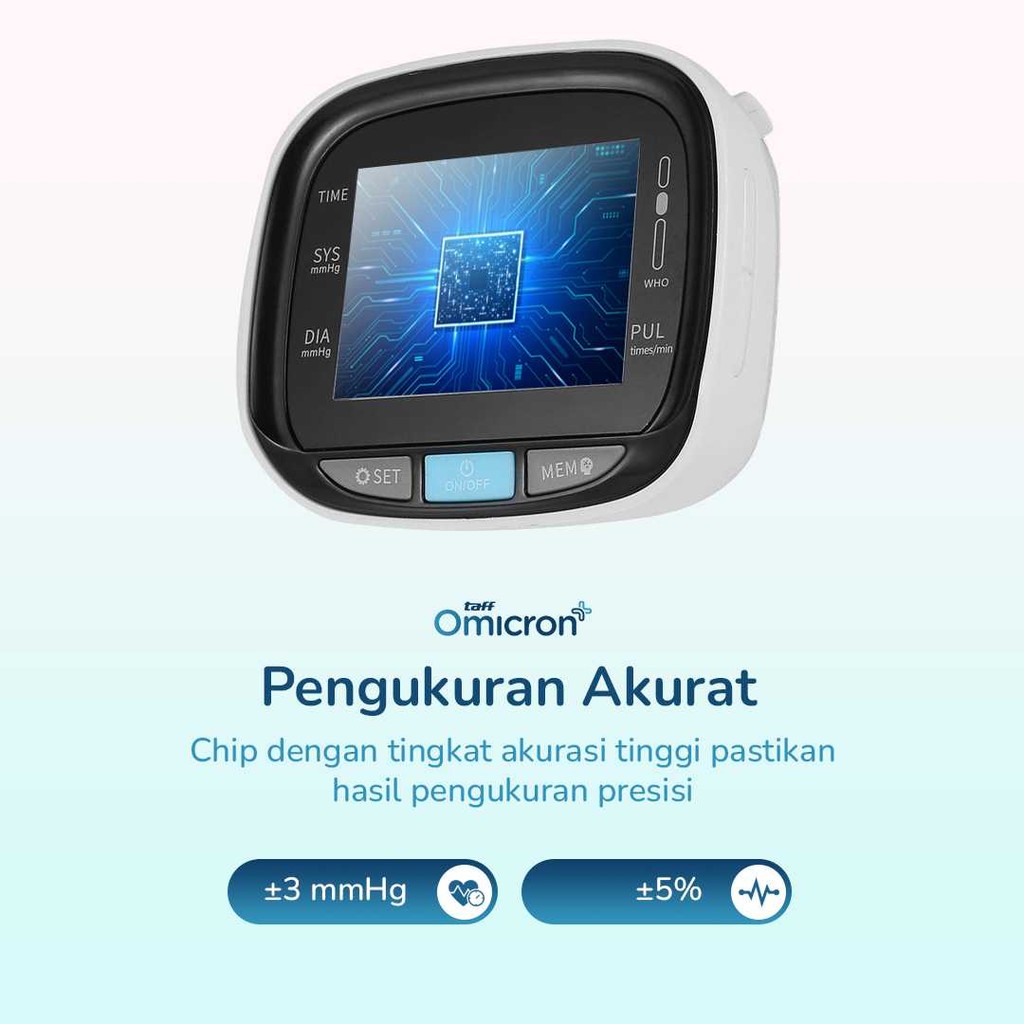 Tensimeter Digital Ukur Tekanan Darah Gula Darah English Gupw5 Quality Taffomicron