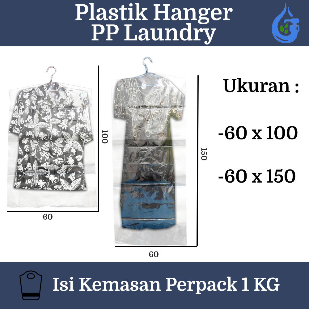 Plastik Baju Gantung | Plastik Hanger Gamis | Plastik Laundry Lubang