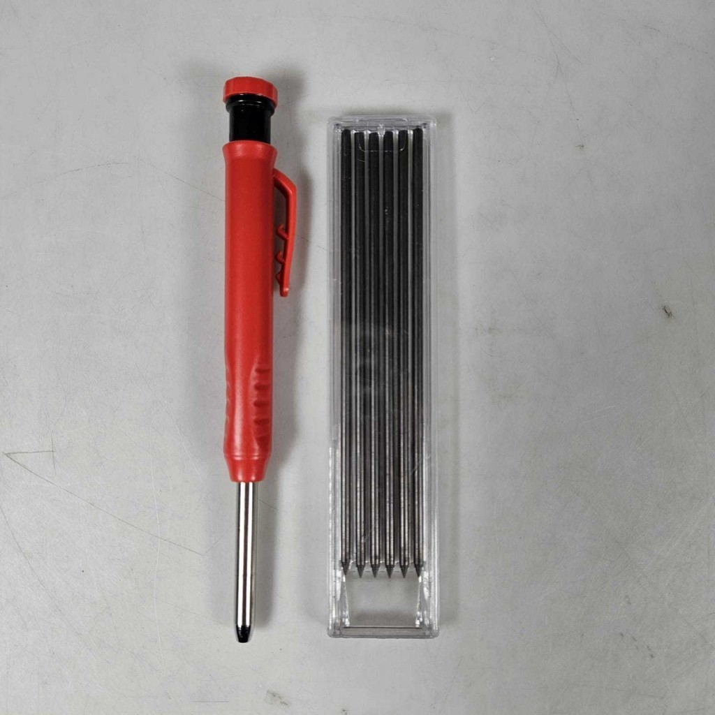 

AUTENTIC BAILE Pensil Tukang Mekanik Carpenter Marking Pencil with Refill 6 PCS - B15322