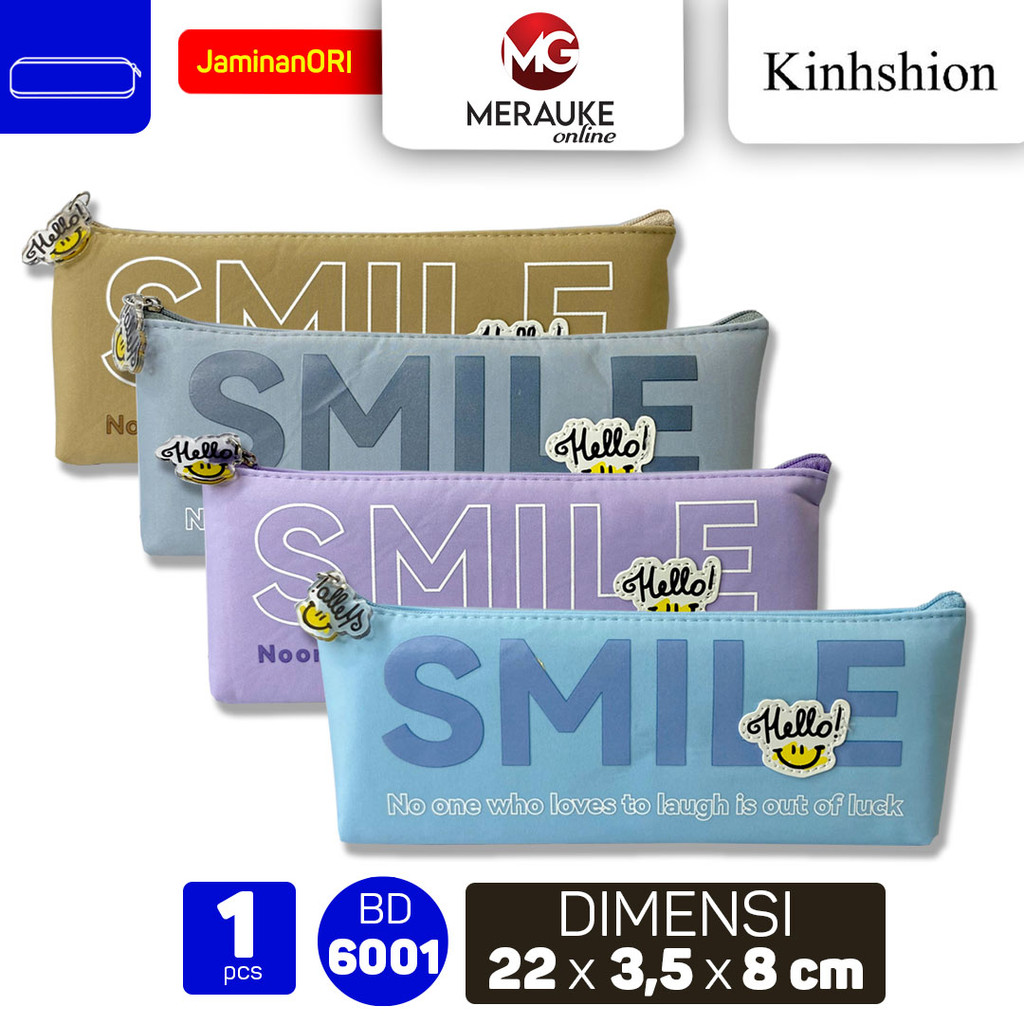 

KINHSHION Tempat Pensil / Pencil Case SMILE Kain BD 6001