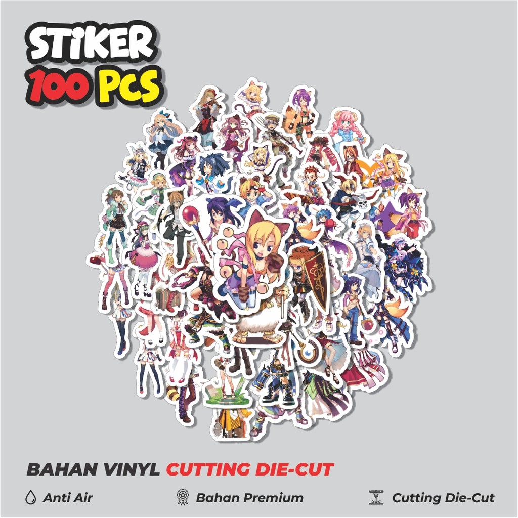 

Terbaru! 50 pcs Stiker Game Series Trickster Karakter Mix 2 Dekorasi Lucu Kreatif untuk Notebook, Skateboard, HP