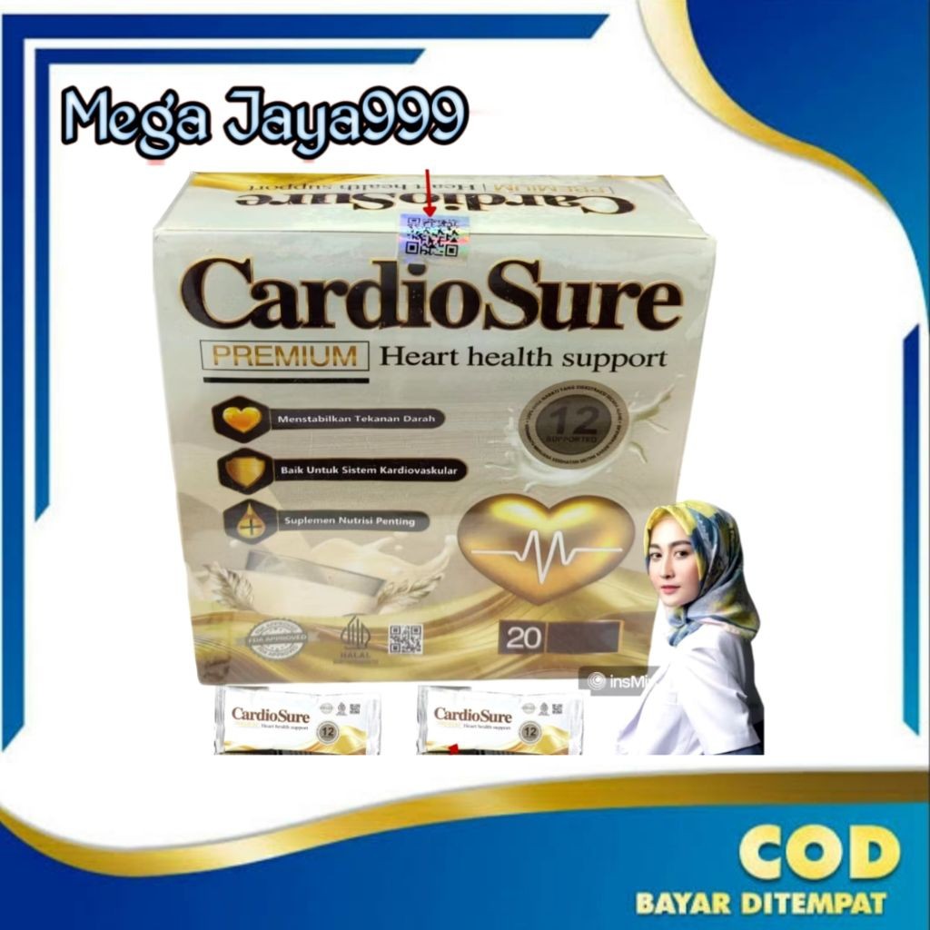 

Megajaya999 - Cardiosure Susu Kesehatan Jantung Hipertensi Kolestrol Tekanan Darah Tinggi dan Asam Urat