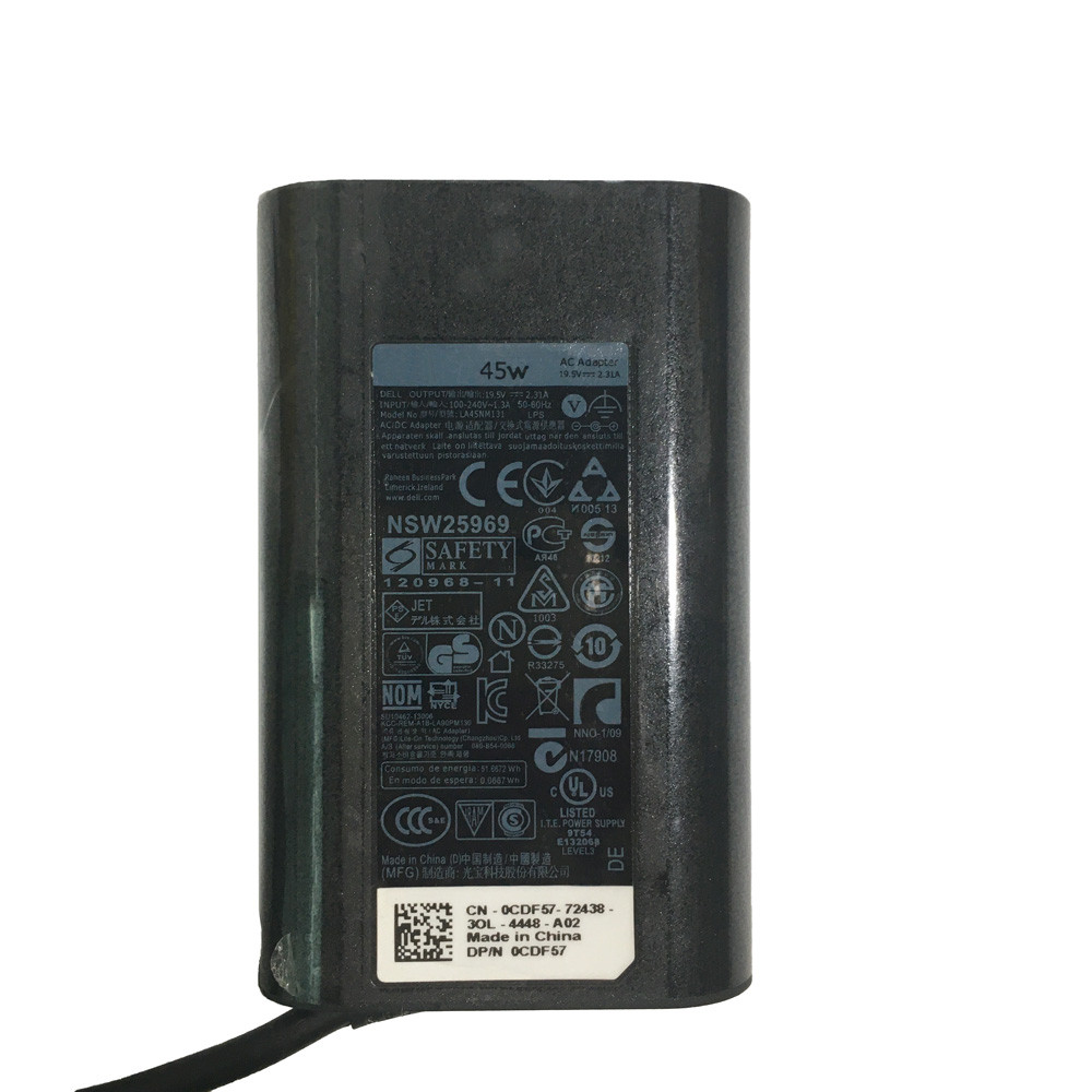 Original Laptop Adapter Charger For Dell 45W AC Adapter 19.5V 2.31A DA45NM140 R8GF3 KXTTW YTFJC Powe