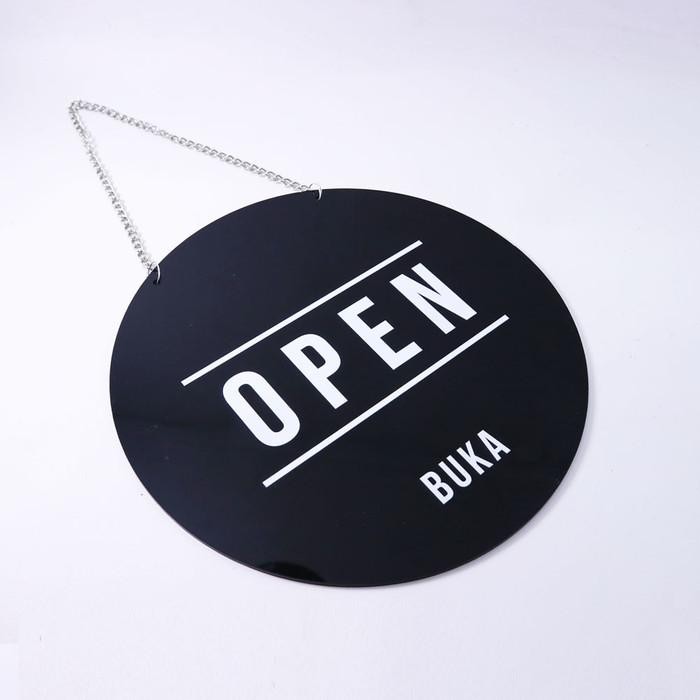 

Open Closed Papan Akrilik Buka Tutup Sign Board Signage Toko Acrylic