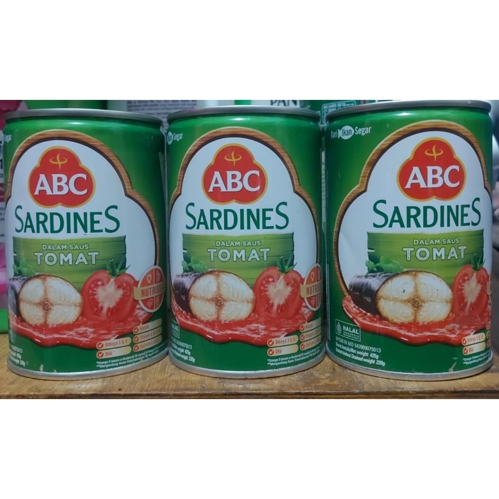 

Sardines ABC tomat 425gr