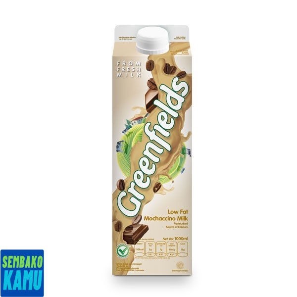 

greenfields Low Fat Mochacino Milk 1 Liter - Susu