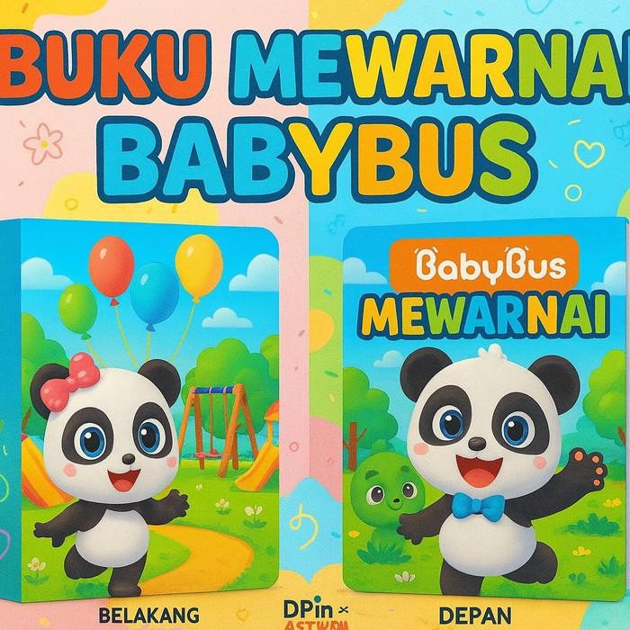 

DpinxAaTivityBuku Gambar Mewarnai [ BABY BUS ] Anak Karakter Lucu – Edukasi & Hiburan Kreatif | Buku Aktivitas Belajar Menggambar untuk PAUD TK SD - A4