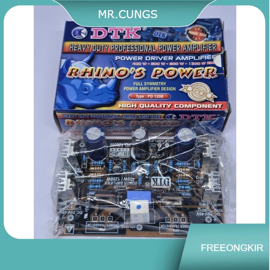 KIT POWER DRIVER AMPLIFIER DTK RHINO'S POWER