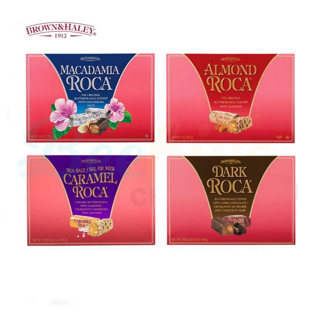 

Cokelat Brown & Haley Buttercrunch Roca Chocolate Gift Box asal USA Amerika