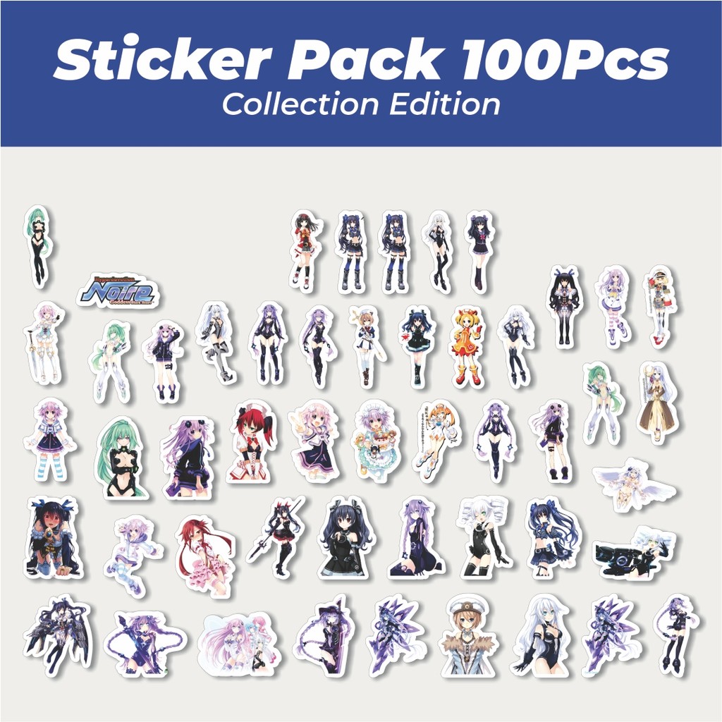 

Hot Stiker Game Series Neptunia Universe Karakter Mix 1 Lucu Anti Air Stikers Berperekat Waterproof Sticker Decal Buat Motor Helm Buku Journal Koper Casing HP Laptop Botol Minum