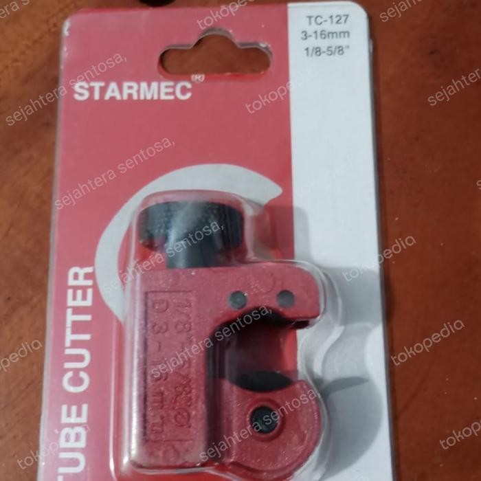 

READY TUBE CUTTER STARMEC TC–127–ALAT POTONG PIPA TMBAGA 3‐16mm–1/8" to 5/8