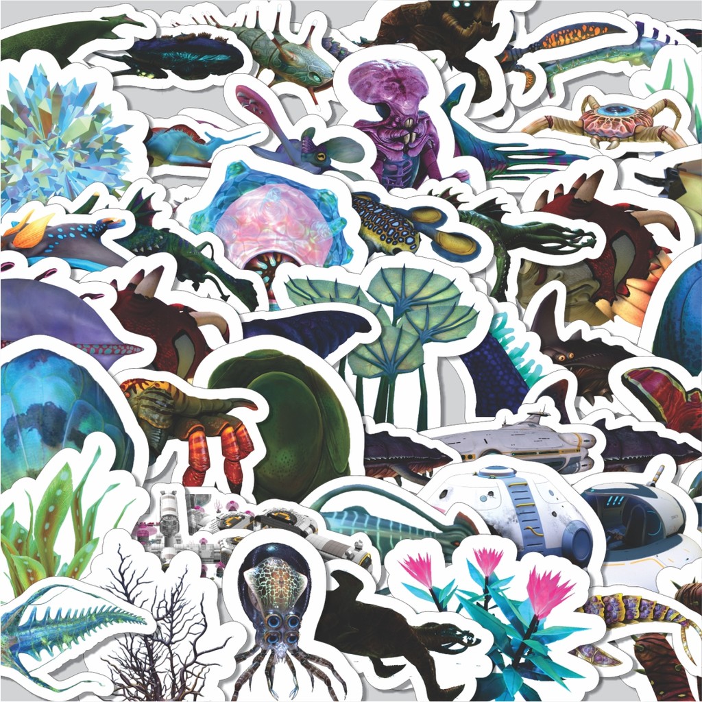 

Stiker Cutting Pack Stiker Game Series Subnautica Karakter Mix 1 Isi 100Pcs Series Aesthetic Lucu Keren Untuk Koper Bahan Vynil