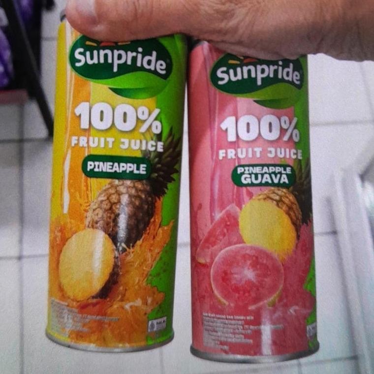 

Sunpride Fruit Juice Kaleng 220ml Rasa PINEAPPLE / GUAVA