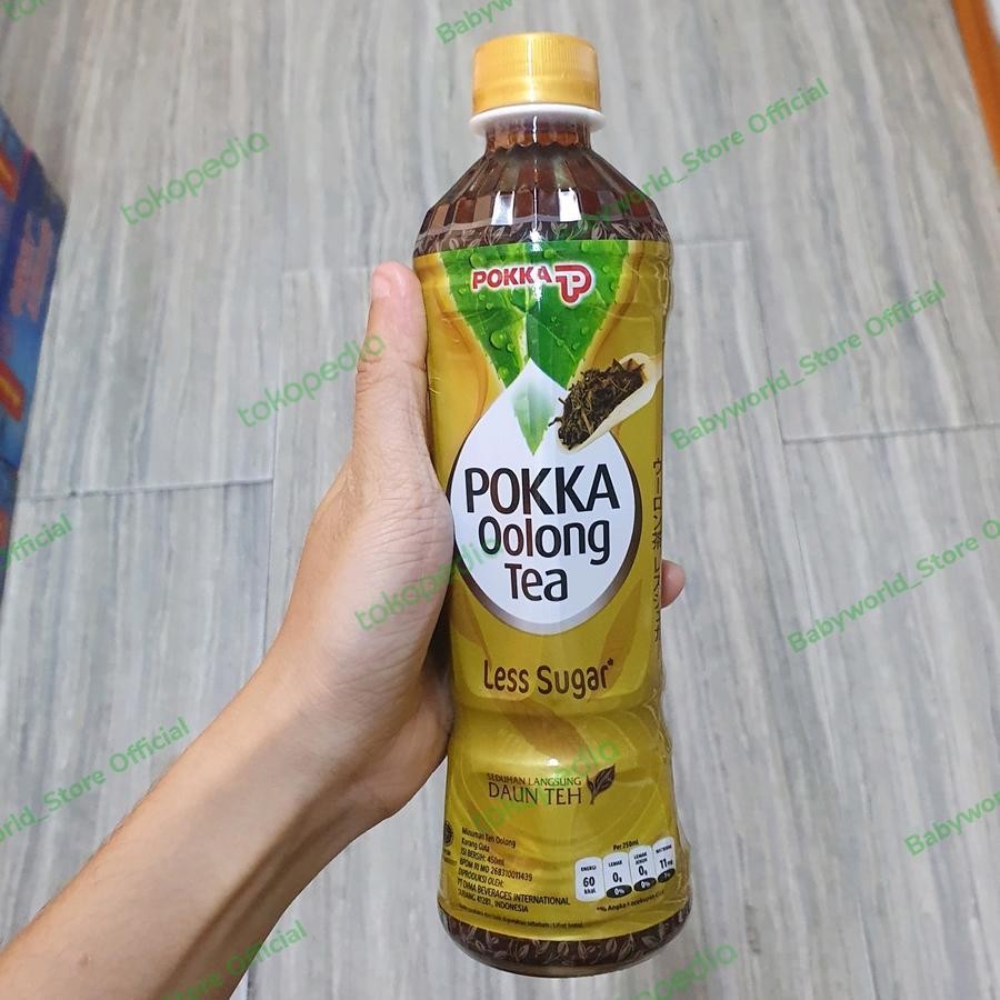 

Pokka Minuman Teh OOLONG TEA LESS SUGAR Botol 450ml
