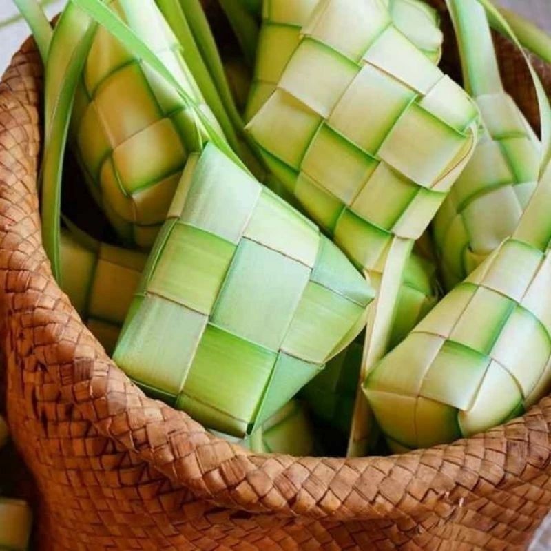 

ketupat - cangkang ketupat- isi 10 pcs kupat COD Kenzi Herbal