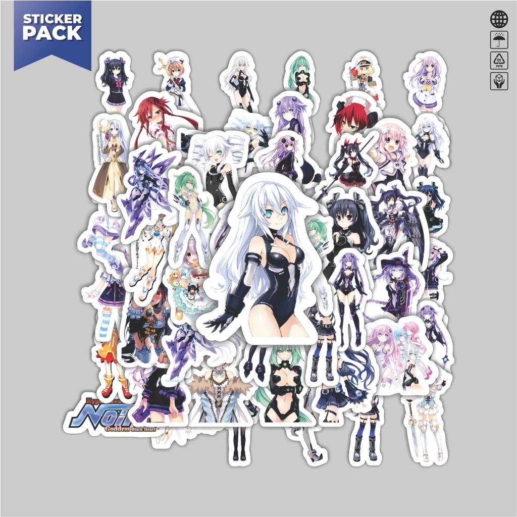 

[100PCS]Stiker Pack Stiker Game Series Neptunia Universe Karakter Mix 1 Aesthetic Vinyl Anti Air Dekorasi Sticker Laptop Buku Journal Koper Helm Casing HP Gitar Helm Skateboard