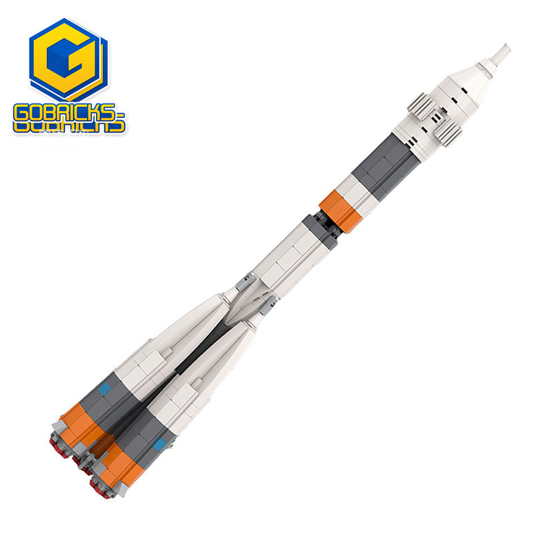 MOC Ultimate Soyuz Rocket Collection Rocket Building Blocks Launch Vehicle Carrier Brick Juguetes Ed