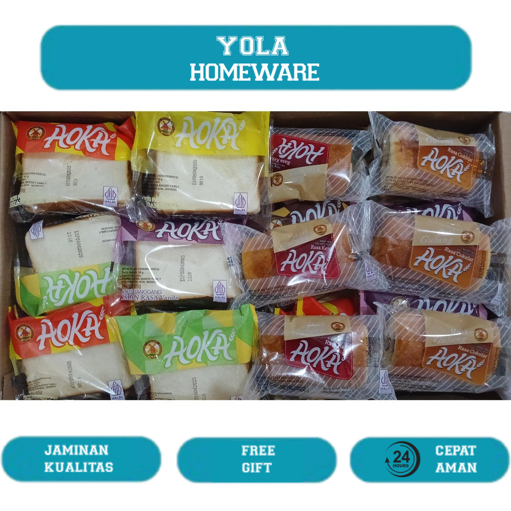 

ROTI AOKA MIX PANGGANG DAN GULUNG ISI 60 PCS