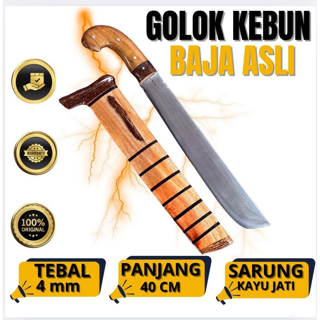 Golok Jepit Fulltang | Perkakas kebun Multifungsi