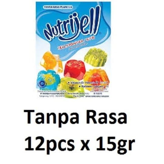 

Nutrijell plain Tanpa Rasa 15gr pak isi 12pcs