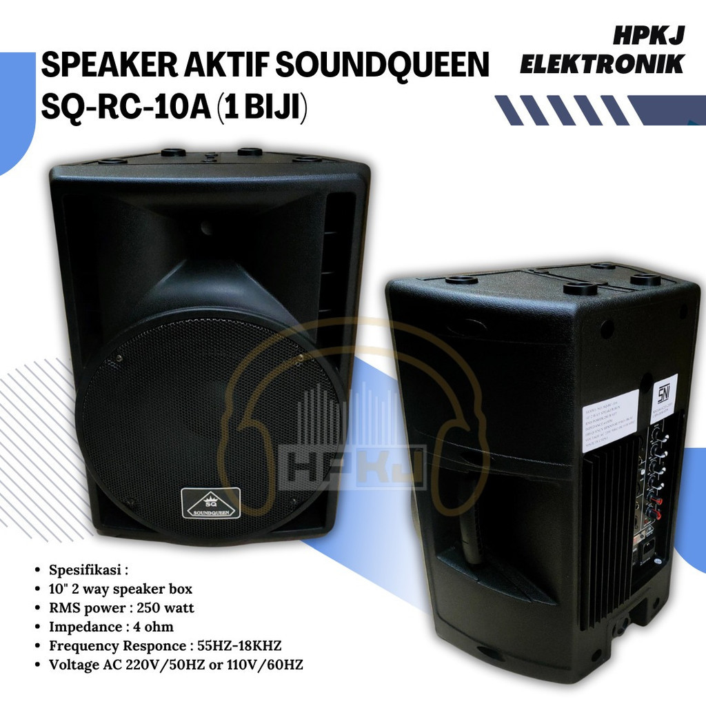 SPEAKER AKTIF SOUND QUEEN SQ RC-10A Speaker Aktif Soundqueen SQ RC 10A 10 inch