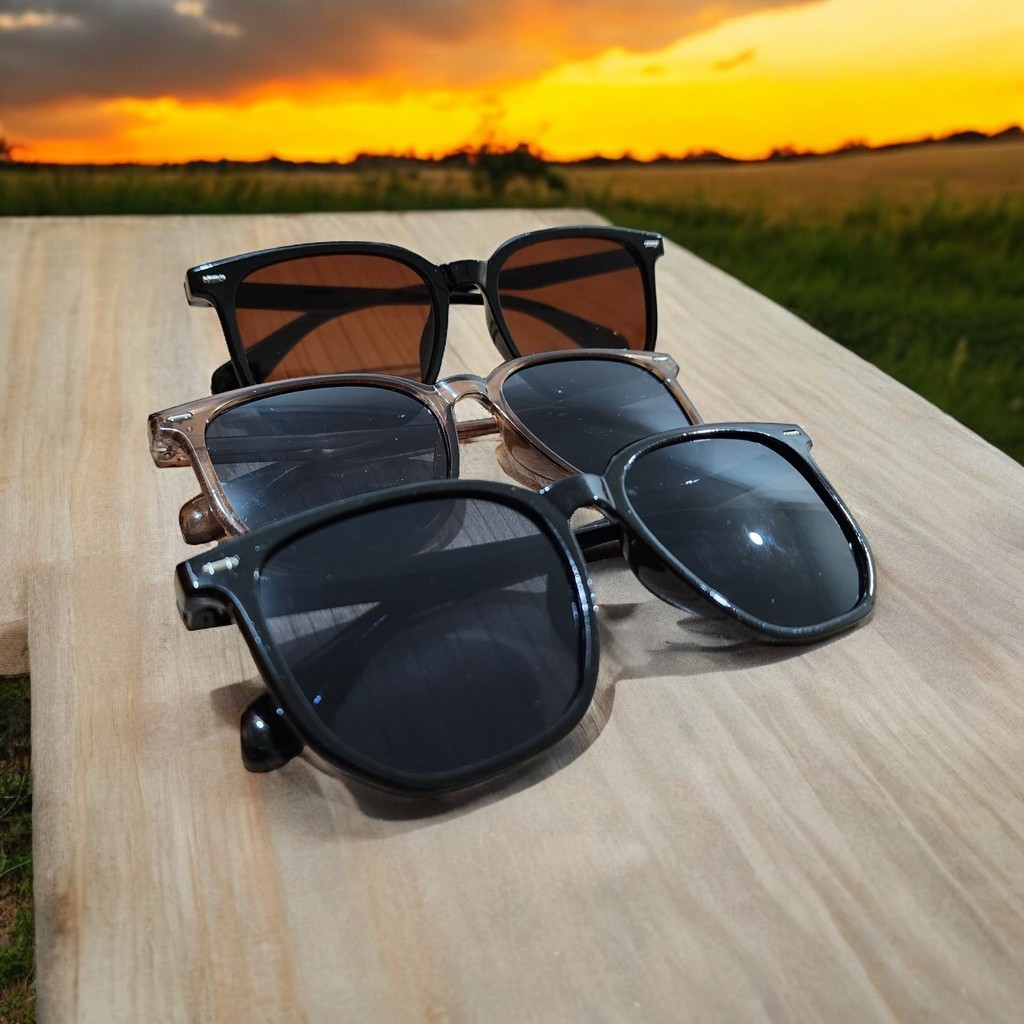 SEMANGAT MEDAN WM022H MEDAN WM022H Kacamata Hitam Terbaru Unisex Kotak Kacamata Sunglasses Import Wa