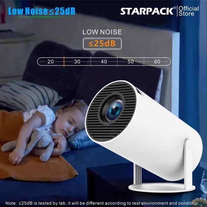 Smart Proyektor Android 11.0 HY300 WiFi6.0 + HDMI IN