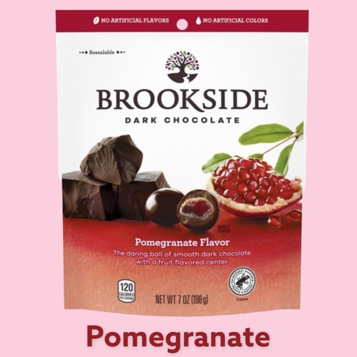 

BROOKSIDE DARK CHOCOLATE 198 GRAM | FRUIT FLAVORED COKLAT | USA - POMEGRANATE
