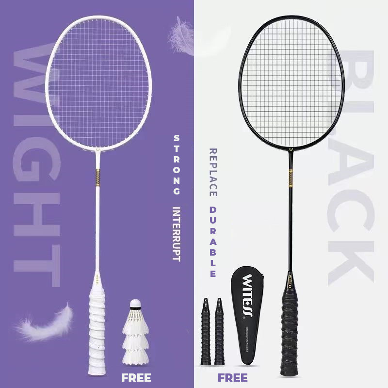 NY74RL Badminton Raket Bulutangkis GR 520 Silver Termasuk Senar Plus Cover