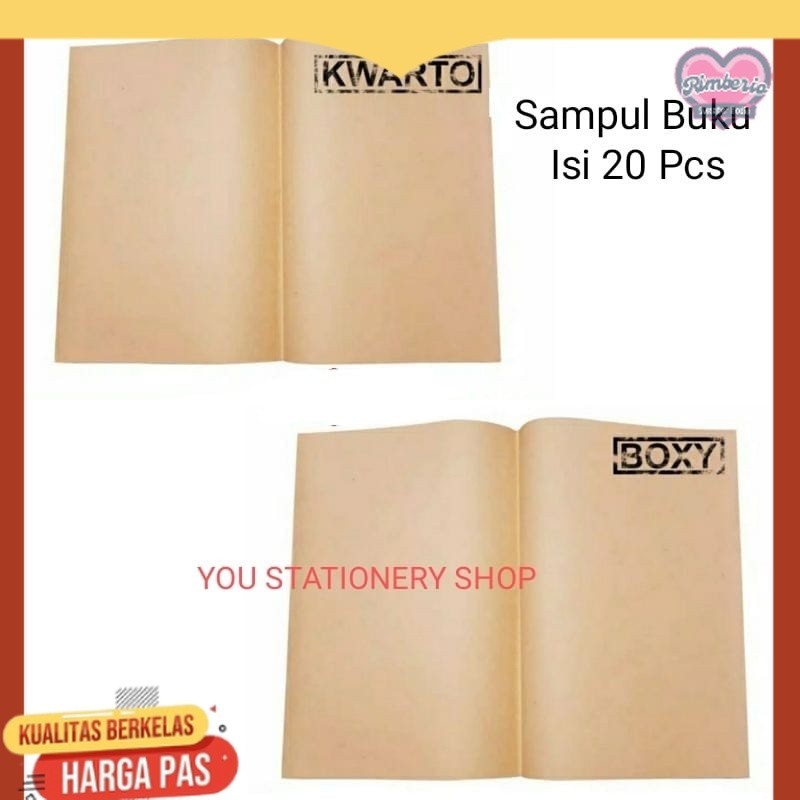 

Sampul Buku Coklat / Sampul Buku Motif Kwarto - Boxy (1Pack Isi 20 Lbr)